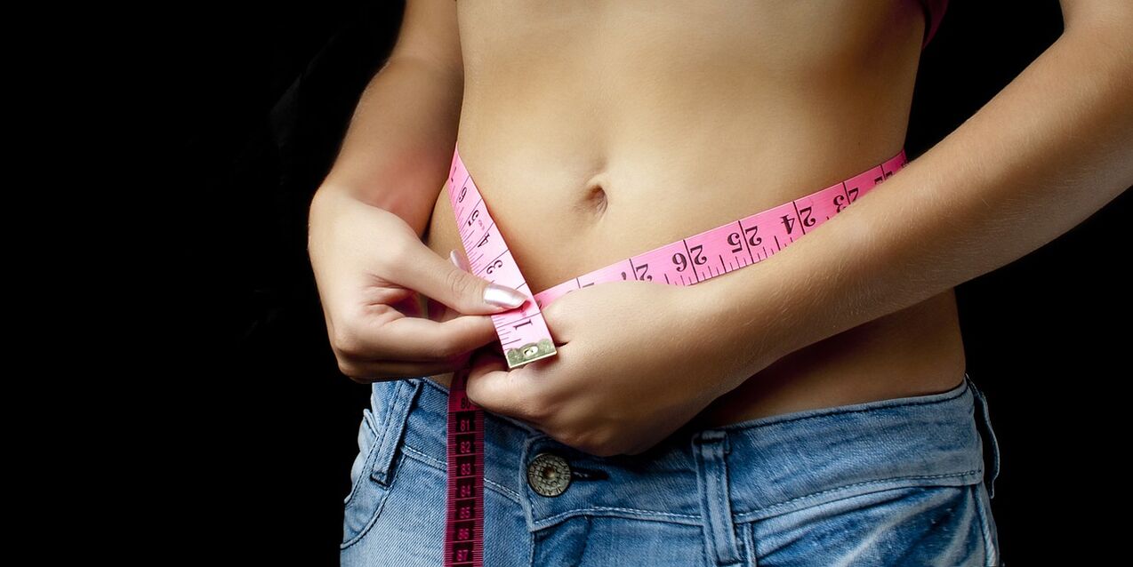 μέτρηση μέσης κατά την απώλεια βάρους για ένα μήνα